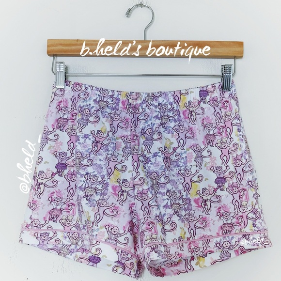 Roller Rabbit x LoveShackFancy Preppy Patchwork Polo Pajamas in Lilac Blush XS - Picture 11 of 14